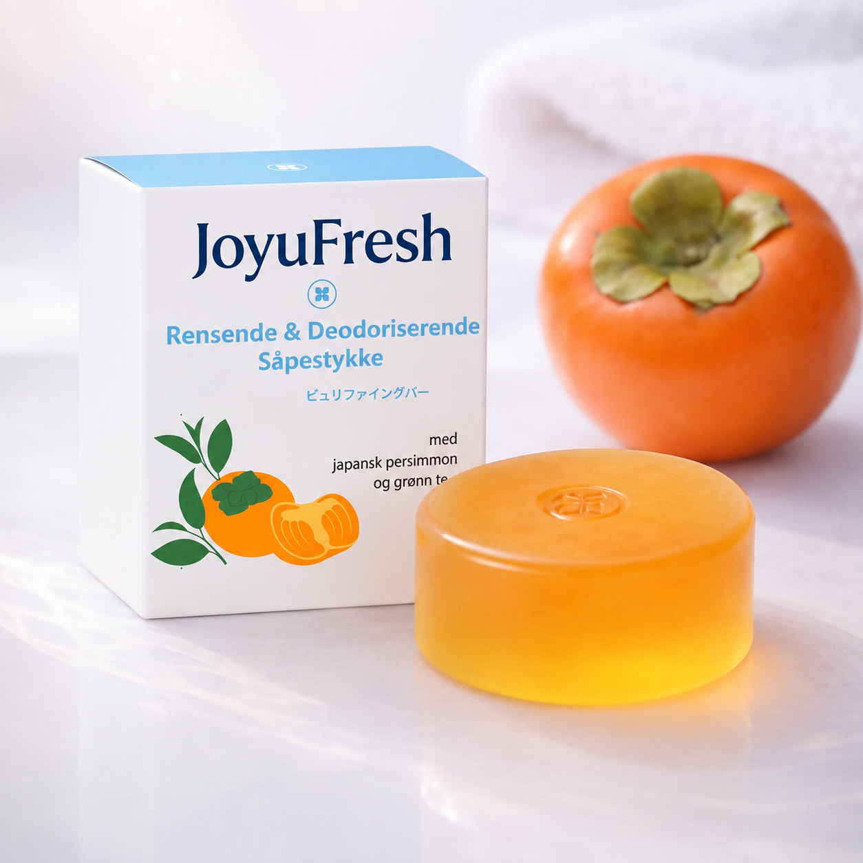 Deodoriserende såpe med persimon